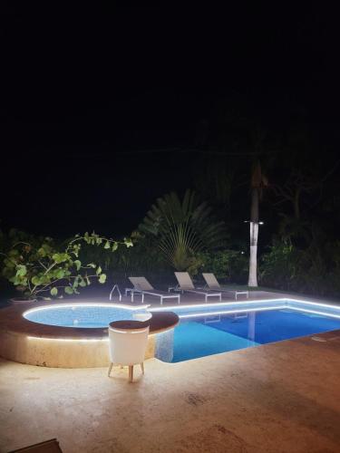 Swimming pool, Villa at Metro Country Club in Juan Dolio Town Center