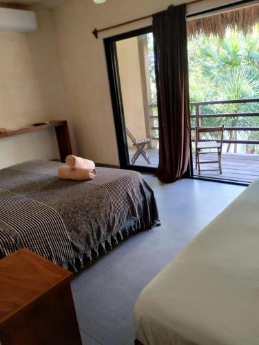 Uitzicht, Hotel Uolis Nah in Tulum