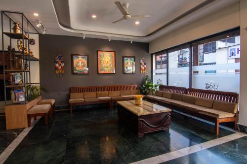 Lobby, Hotel Ananda Inn in Lumbini