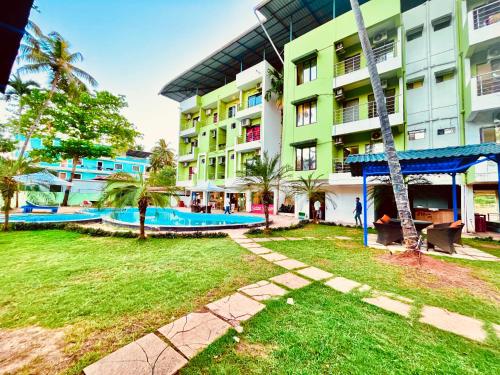 The calagute Beach Resort By Shivam Resort 1 km from beach
