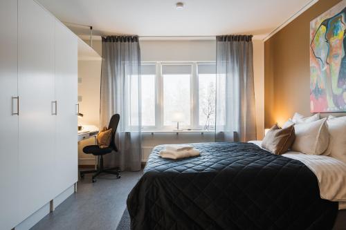 Guestly Homes - Nordic Studio in 呂勒奧郊區