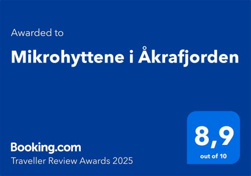 Mikrohyttene i Åkrafjorden Room Type - Suite with Sea View
