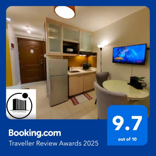 Citispace 1BR Condotel Suite at Ridgewood Towers Near BGC Airport #RW08A, Manila