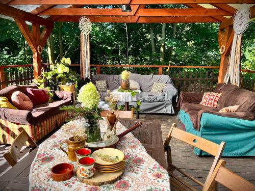 Varanda/terraço, Wrzosowy Młyn - Twoje miejsce nad Jeziorem (Wrzosowy Mlyn - Twoje miejsce nad Jeziorem) in Zielona Gora