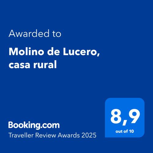 Molino de Lucero, casa rural