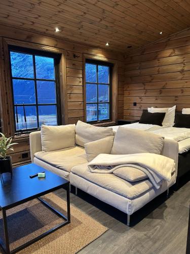 Cabin by the fjord in Geiranger