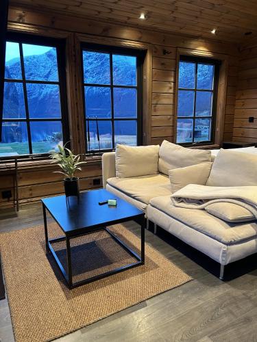 Cabin by the fjord in Geiranger