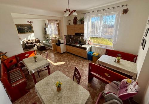 廚房, 斯爾內科尼卡別墅旅館 (Villa Slnecnica) in 羅瓦萊斯那