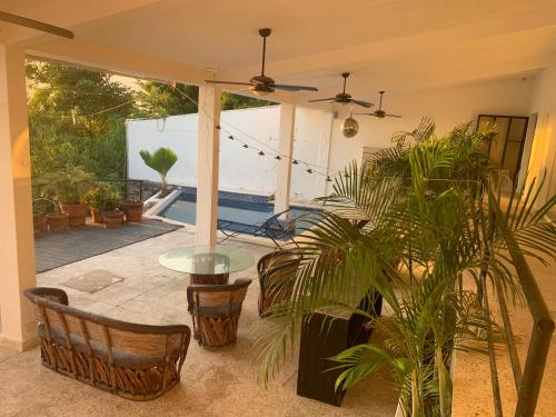 Cocos camp in Acapulco
