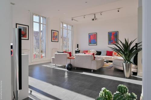 Loft Stern, carré d'Or Marseille, 10 pers, 3 chambres, 260 m2, dernier étage, Marsella (foto 7)