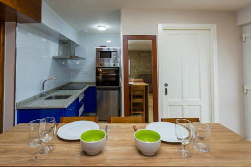 virtuve, Apartamentos Currás en Touriñán (Apartamentos Curras en Tourinan) in Touriñán
