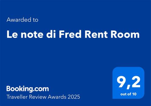 Foto - Le note di Fred Rent Room