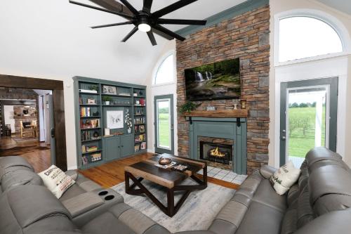 STUNNING 5BR pet-friendly home with game rooms, 2 kitchens, & perfect style!