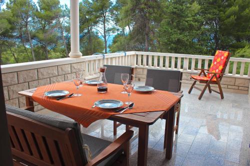 Erkély/terasz, Apartment Bruna in Mirca
