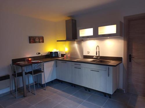 Fully equipped studio in Chatillon-en-Michaille