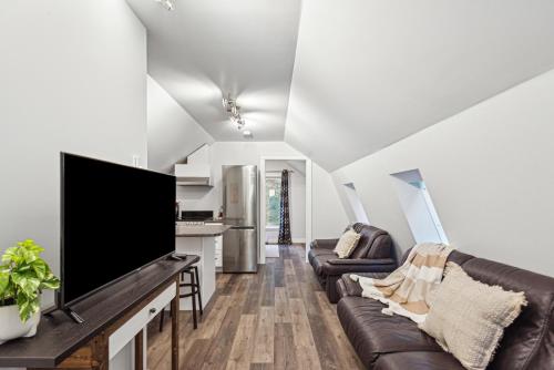 Konyha, Quiet and rural apartment in the country in Shawnigan Lake (BC)