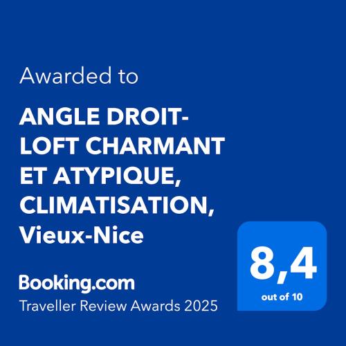 ANGLE DROIT- LOFT CHARMANT ET ATYPIQUE, CLIMATISATION, Vieux-Nice, Nice (fotografie 6)