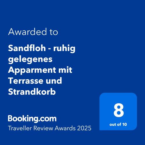 Sandfloh - ruhig gelegenes Apparment mit Terrasse und Strandkorb - image 5