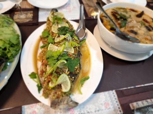 Restaurant, Kwanruean Boutique Hotel in Sing Buri