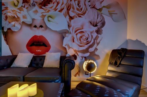 Iekārtas, Love Room - Balnéo - Insolite- Détente (Love Room - Balneo - Insolite- Detente) in Fonbozārda