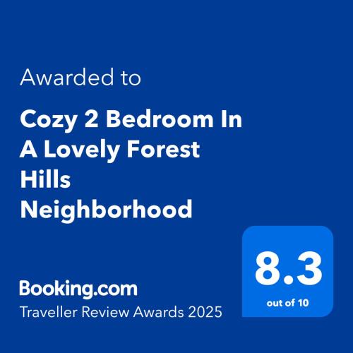 Cozy 2 Bedroom In A Lovely Forest Hills Neighborhood in Parkside, USA