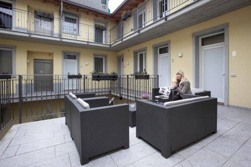 BHL Boutique Rooms Legnano - 발코니/테라스