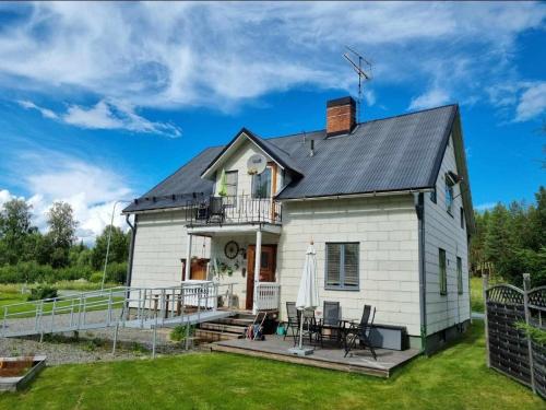 A szálláshely kívülről, Holiday in Lapland near Lyckselei repülőtér