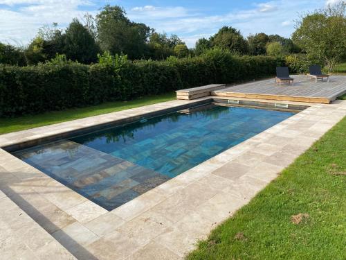 Swimming pool, Gite de l'Epinay Cerise in Saint-Saens