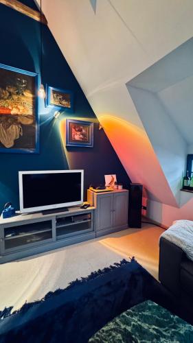 Fachwerk Maisonette Wohnung mit Stadtblick