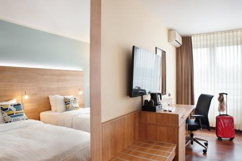 Business Twin Room with Courtyard View - Quiet Location