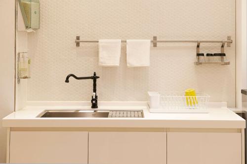 Bathroom, Ease Single Inn in Taichung