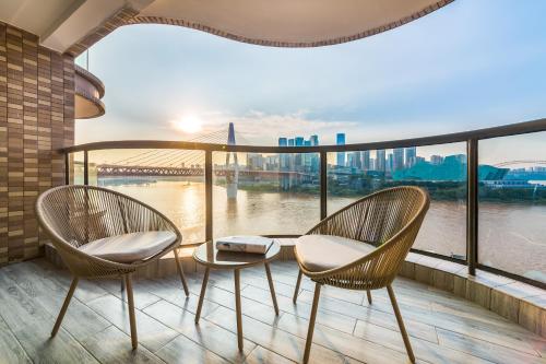 重庆Art高空全江景公寓, Chongqing (foto 6)