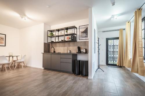 Cocina, Boardinghaus Grünefeld I W7 I modernes Apartment I P I Smart I Office (Boardinghaus Grunefeld I W7 I modernes Apartment I P I Smart I Office) in Mettingen