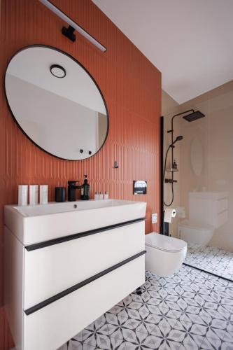 淋浴間, Moldovei 2 Apartments by Central Park in 克盧日 - 納波卡