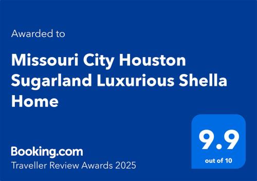 Missouri City Houston Sugarland Luxurious Shella Home in Missouri City, USA