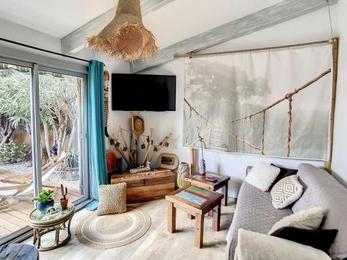 Jolie petite villa au coeur des Capellans Piscine - Location saisonnière - Saint-Cyprien