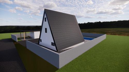 Vikendica sa bazenom HUZUR in Ostrožac