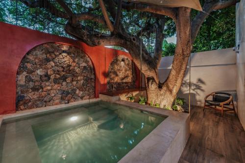 Úszómedence, MUR MURA Boutique Guesthouse in Campeche