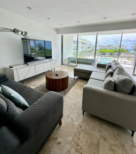 Beach front apartment