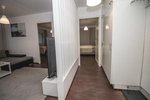 Entrance, Cozy apartment near Metro Station in Marjaniemi
