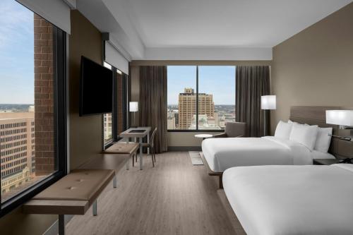 Queen Room with City View room in AC Hotel San Antonio Riverwalk