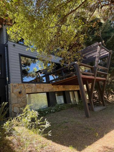 外部景觀, SIETEFLORES Lodge Casas in 聖馬丁德洛斯安第斯