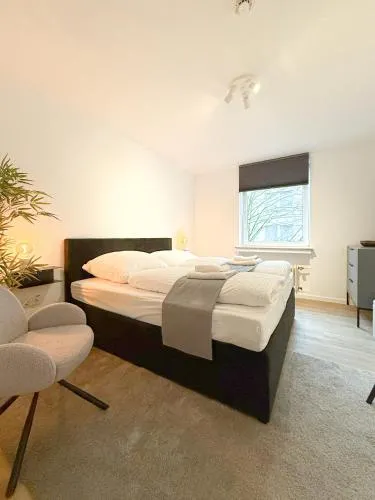 Zentrales City-Apartment mit Free WiFi & Self Check-In & Balkon in Essen, Deutschland