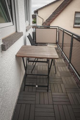 Balcony/terrace, Pension Nickel Ferienwohnung I Waldstraße 18 Alsbach-Hahnlein in Alsbach