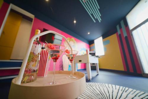 Popart Insolite Jacuzzi,Sauna & SPA Parking free in 米盧斯市中心