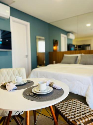 LOFT UP 506 | Mobiliado | WIFI | Piscina | Vaga in วิลาโนวา