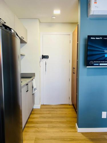 ห้องครัว, LOFT UP 506 | Mobiliado | WIFI | Piscina | Vaga in วิลาโนวา