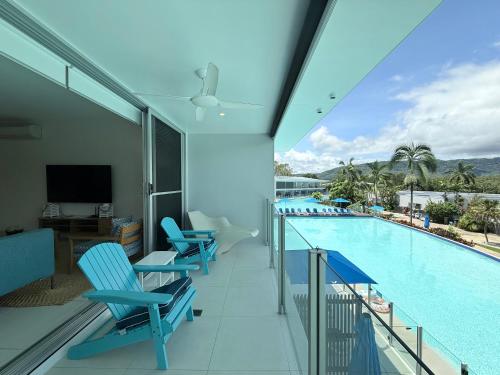 陽台/露台, 道格拉斯港泳池公寓式酒店 (Pool Resort Port Douglas) in 波特道格拉斯南