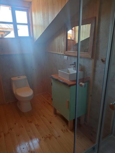 Vannas istaba, VERDEAGUA Hostal in Čaitena