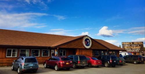 Buitenkant, Young's Motel in Tok (AK)